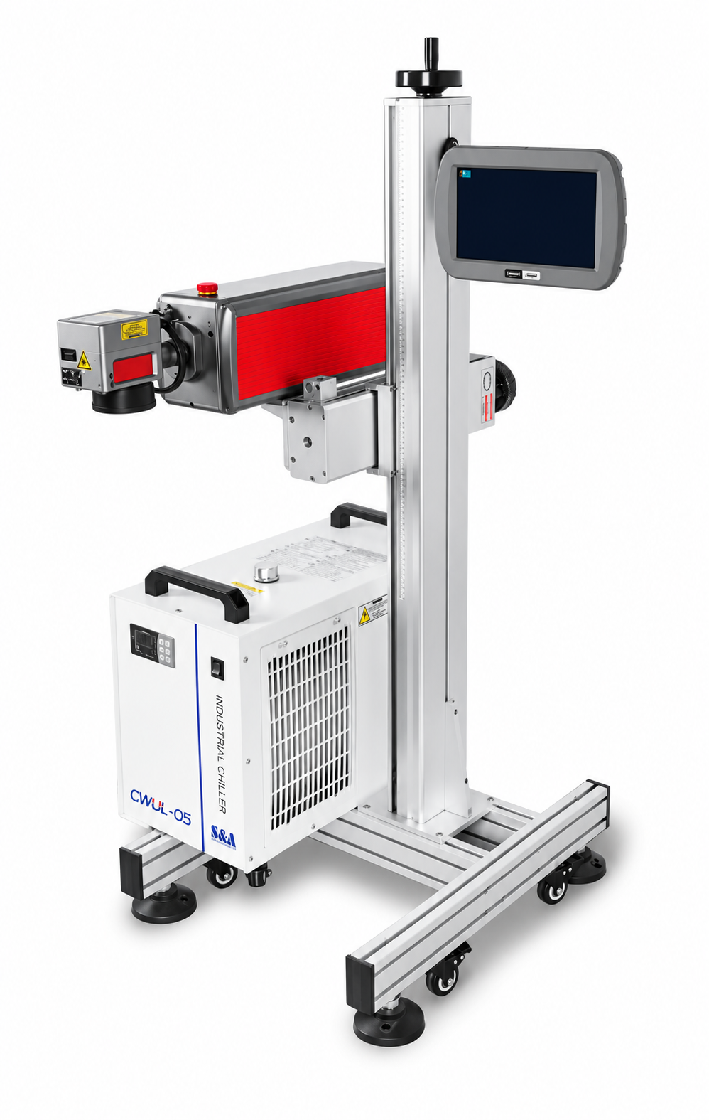 UV Laser on Fly Marking Machine — Laser Marking & Engraving